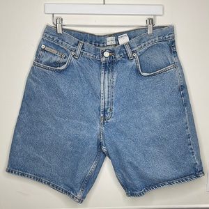 Vintage Calvin Klein Mens Jean Shorts Size 34